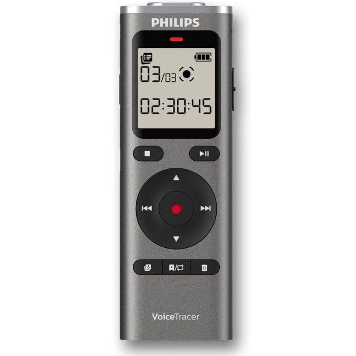 Philips VoiceTracer DVT1170 Grabadora Digital 8 GB Plata Philips VoiceTracer DVT1170 Grabadora Digital 8 GB Plata